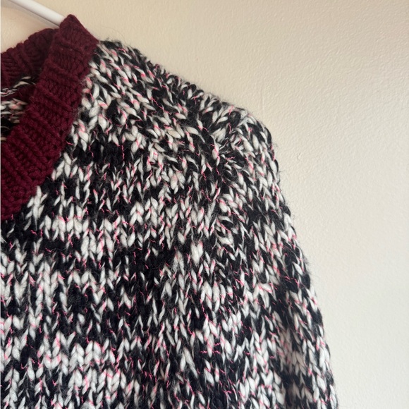 J. Crew Black and Blue Crew Neck Sweater - Picture 5 of 6